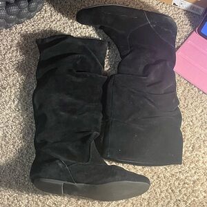 Candie’s Long Black Boots